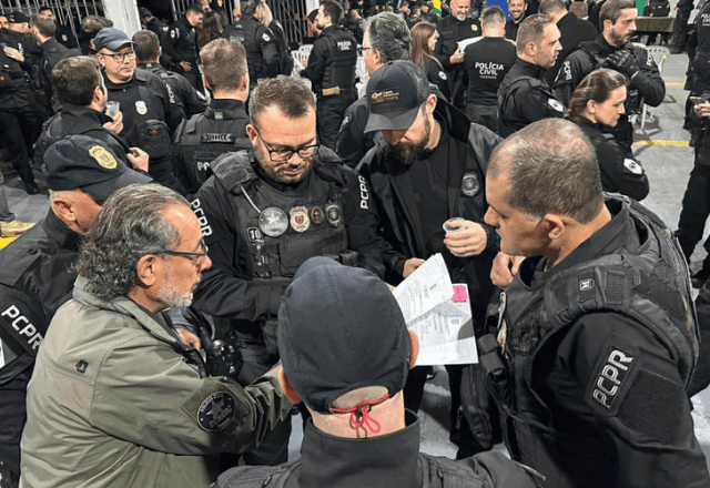 Operação polícia civil Paraná - Divulgação 