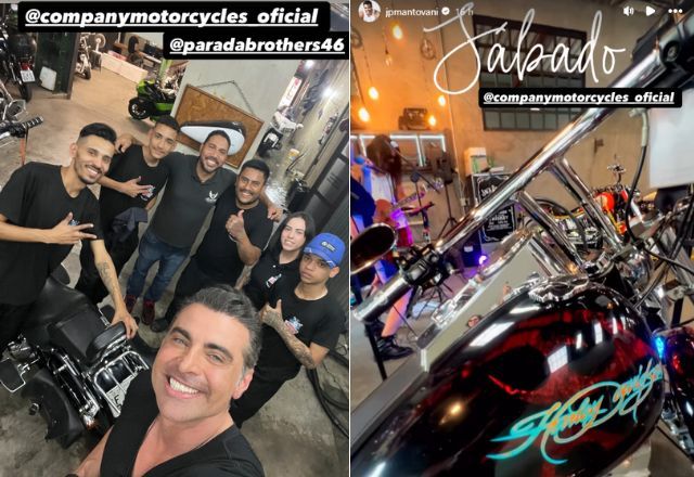JP Mantovani estava em um encontro de motoqueiros na tarde de sábado (20) | Reprodução/Redes sociais