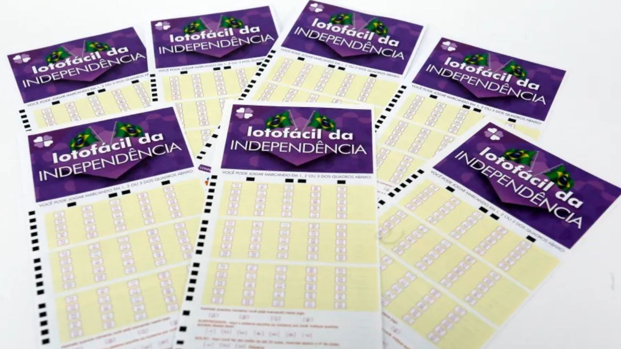 Cartelas da Lotofácil da Independência | Divulgação/Caixa