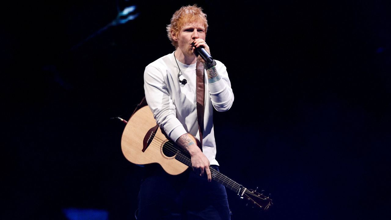 Ed Sheeran durante show no Madison Square Garden, em Nova York | REUTERS/Kylie Cooper