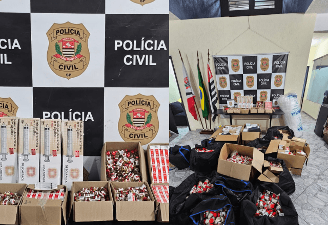 Polícia desarticula quadrilha que fabricava anabolizante falso - Reprodução Polícia Civil