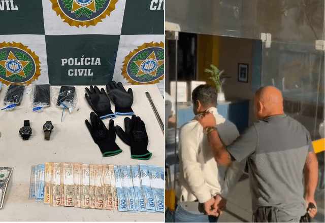 Trio preso por furtar casas no Rio veio de São Paulo | Reprodução