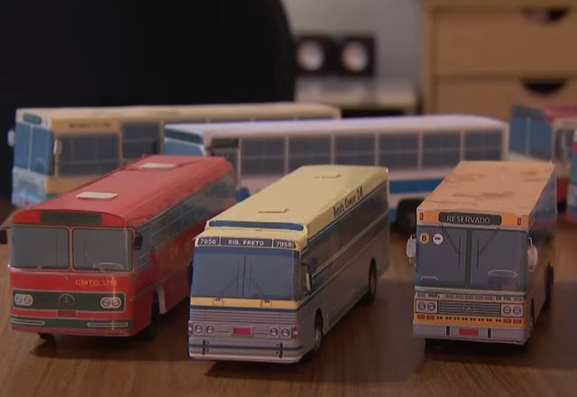 Miniatura de veículos é paixão de colecionadores e artesãos