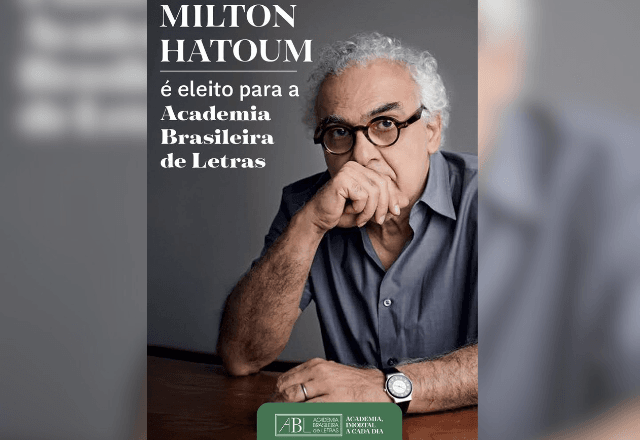 Milton Hatoum é o novo integrante da Academia Brasileira de Letras - Reprodução