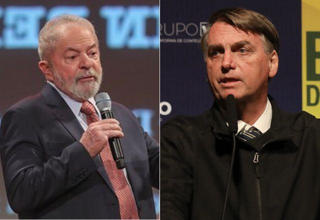 Diferença entre Lula e Bolsonaro caiu 6 pontos percentuais