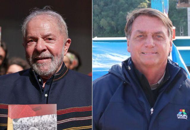 Diferença entre Lula e Bolsonaro caiu para 9 pontos percentuais