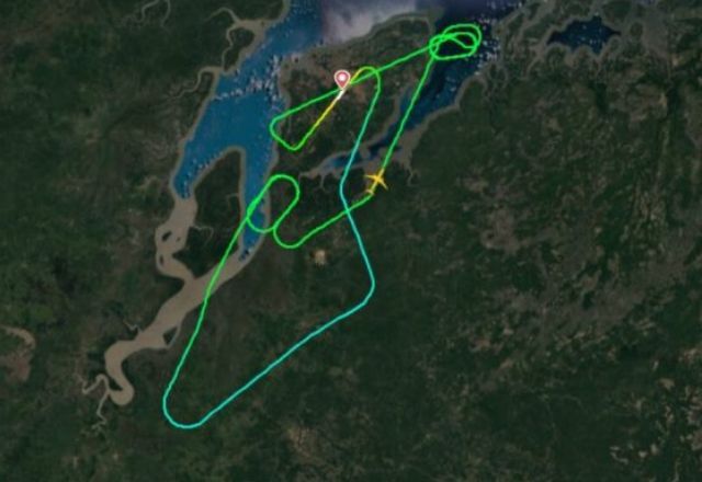 Manobra demorou quase 2h e avião retornou ao aeroporto de São Luis | Reprodução/DifusoraOn