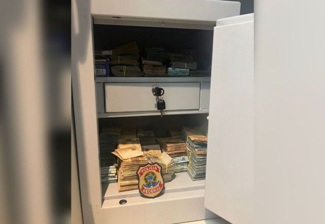 Dinheiro encontrado em buscas contra um dos alvos, no Maranhão | Divulgação/PF