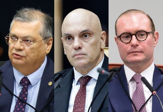 Dino, Moraes e Zanin poderão participar de julgamento contra Bolsonaro após decisão do STF | Fotos: Divulgação/Gustavo Moreno/STF e Divulgação/Fellipe Sampaio/STF