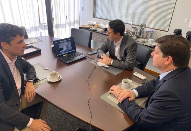 Reunião de partidos da terceira via (Foto: MDB/Divulgação)
