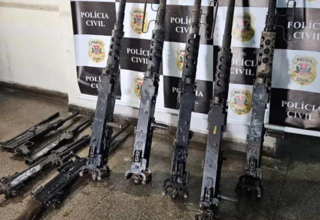 Exército e Polícia Civil do RJ encontram mais duas armas furtadas em SP (Polícia Civil/Divulgação)