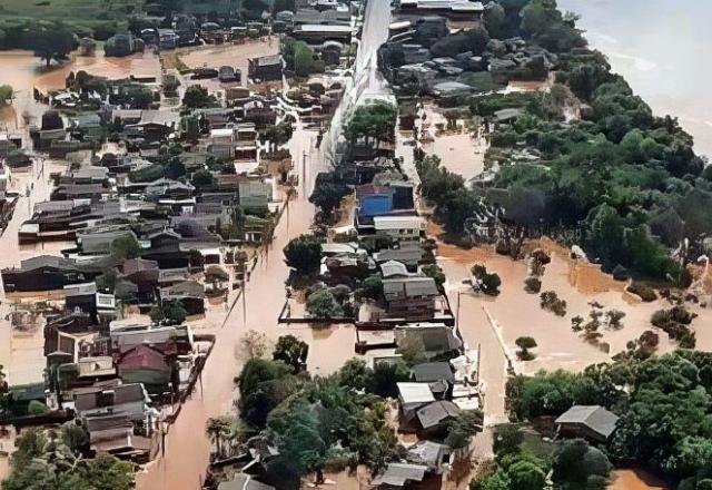 Governo do Rio Grande do Sul cria chave Pix para ajudar vítimas de ciclone (Marinha do Brasil/Divulgação)