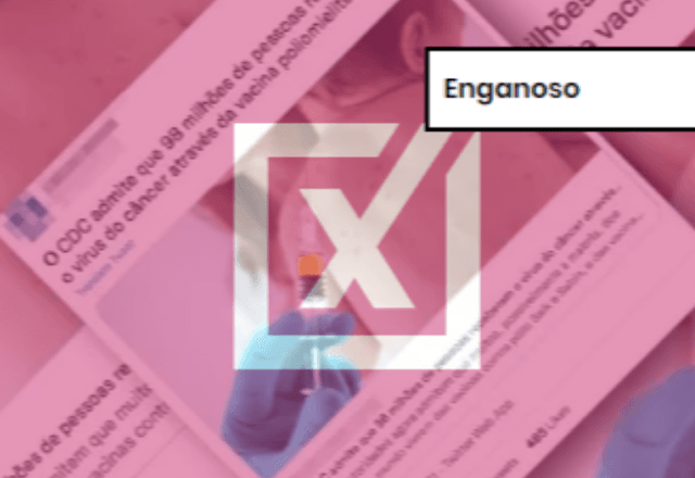 ENGANOSO: É enganoso que vacina contra pólio causou câncer em 98 milhões nos EUA