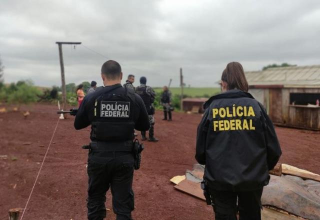 PF faz operação para conter violência em terra indígena no RS (Polícia Federal/Divulgação)