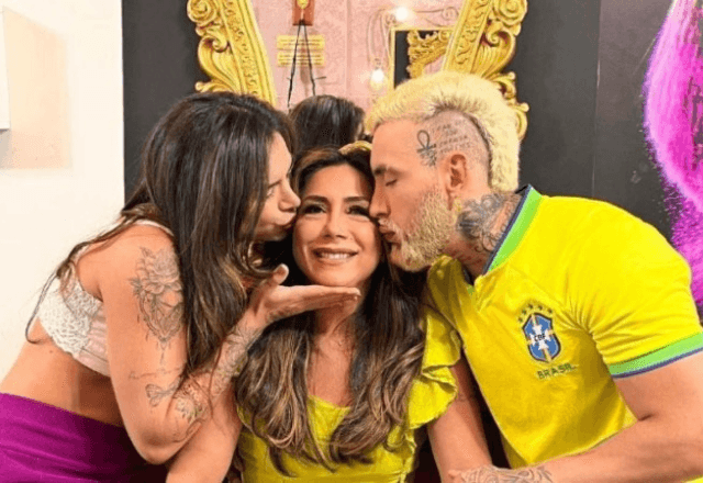 Djidja, a mãe, Cleusimare e o irmão, Ademar | Reprodução/Instagram (cleusimarcardoso)