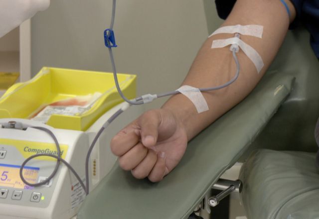 Doação de sangue no Rio Grande do Sul | Foto: Reprodução/SBT RS