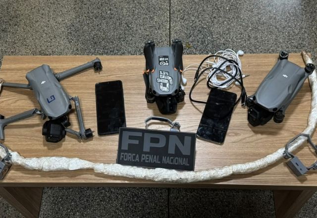 Polícia Penal intercepta drones em presídio do MS Polícia Penal intercepta drones em presídio do MS