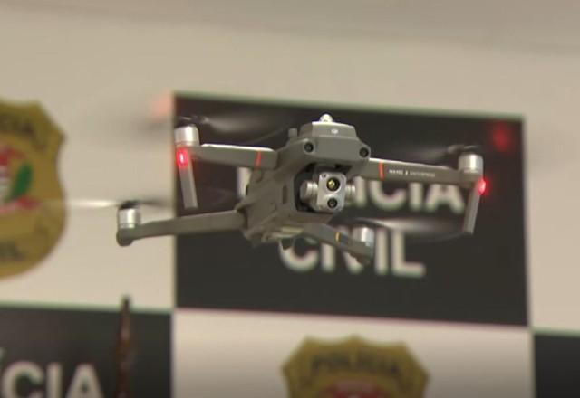 Drones que serão utilizados pela Polícia Civil de SP