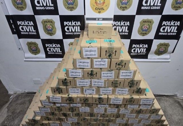 Durante a apuração, a polícia identificou que os investigados adulteravam receitas e notas fiscais para simular legalidade e facilitar o desvio da droga | Divulgação/PCDF
