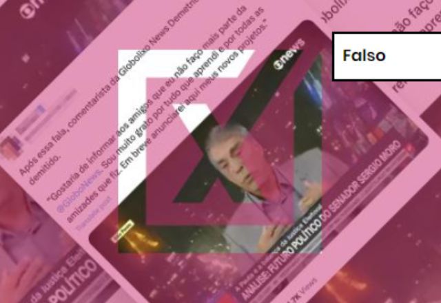 É falso que Demétrio Magnoli tenha sido demitido da GloboNews após criticar possível cassação de Moro | Projeto Comprova