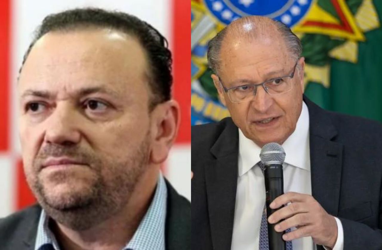 Presidente do PT, Edinho Silva, e vice-presidente Geraldo Alckmin | Reprodução