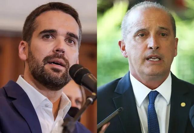 Eduardo Leite (PSDB) e Onyx Lorenzoni (PL)
