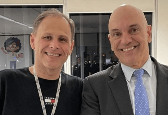 Eduardo Tagliaferro e Alexandre de Moraes | Reprodução