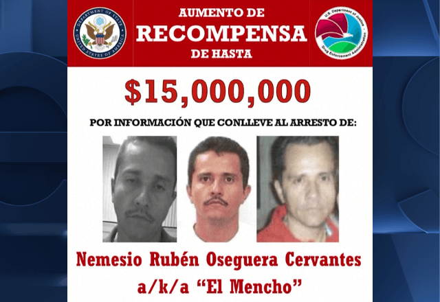 Governo americano oferecia recompensa por informações sobre "El Mencho" | Reprodução