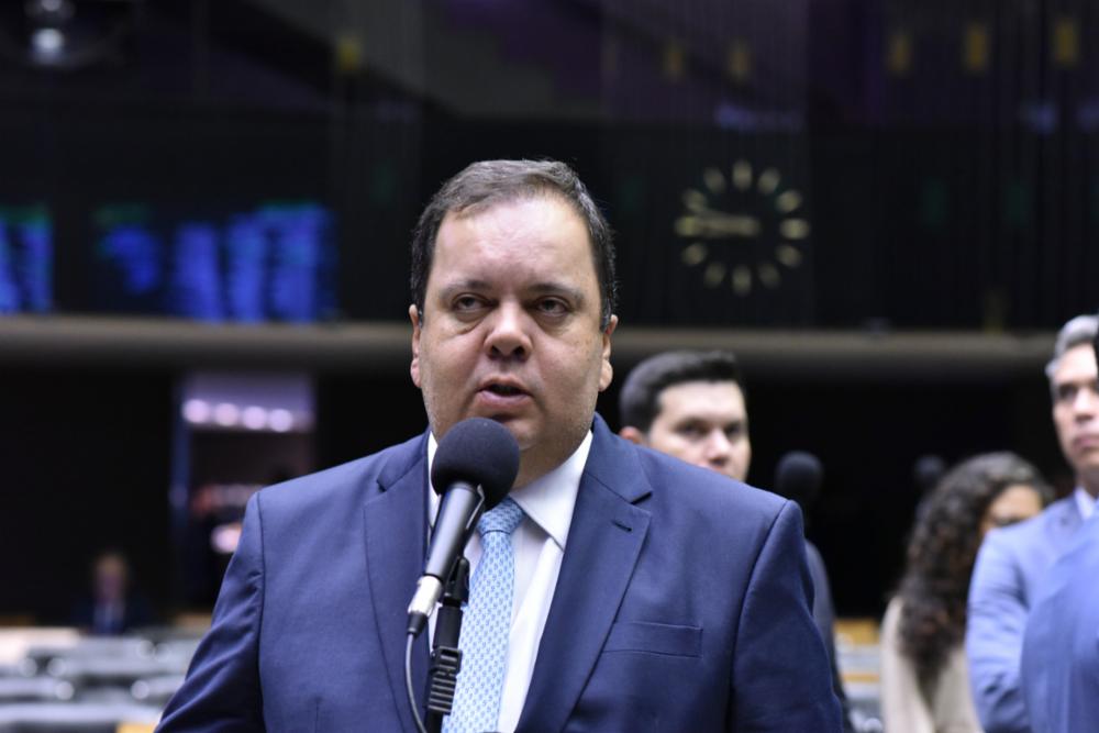 O líder do União Brasil na Câmara, Elmar Nascimento, defende o próprio nome à presidência da Câmara | Zeca Ribeiro/Câmara dos Deputados