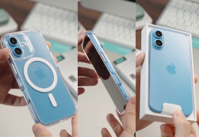 Empresa que faz acessórios mostra a nova capinha do suposto iPhone 16 | Reprodução/Instagram/@esrgear_official