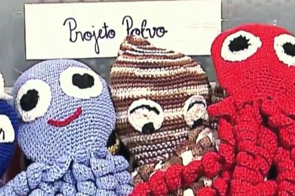 Enfermeiras de hospital no Paraná usam polvos de crochê para acalmar bebês prematuros Enfermeiras de hospital no Paraná usam polvos de crochê para acalmar bebês prematuros