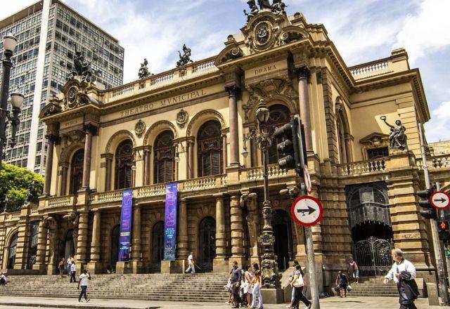 Entrada do Theatro Municipal de São Paulo