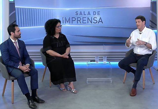 Ricardo Salles (Novo-SP) em entrevista ao Sala de Imprensa | Foto: Reprodução/SBT News