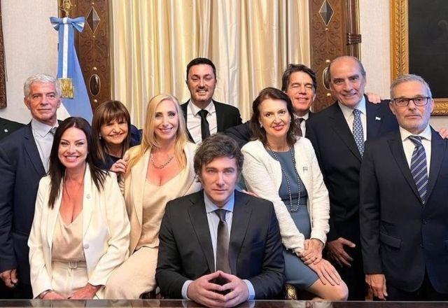 Equipe de ministros de Milei