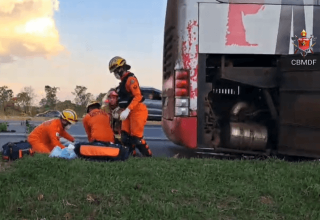 Equipes de socorro iniciaram procedimentos de reanimação cardiopulmonar, que duraram cerca de uma hora, mas vítima não resistiu | Divulgação/CBMDF