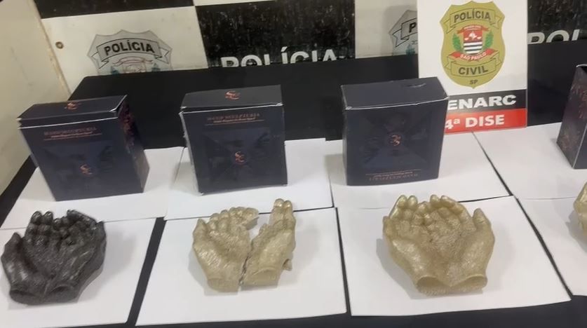  Holandês é preso em São Paulo com esculturas feitas de ecstasy