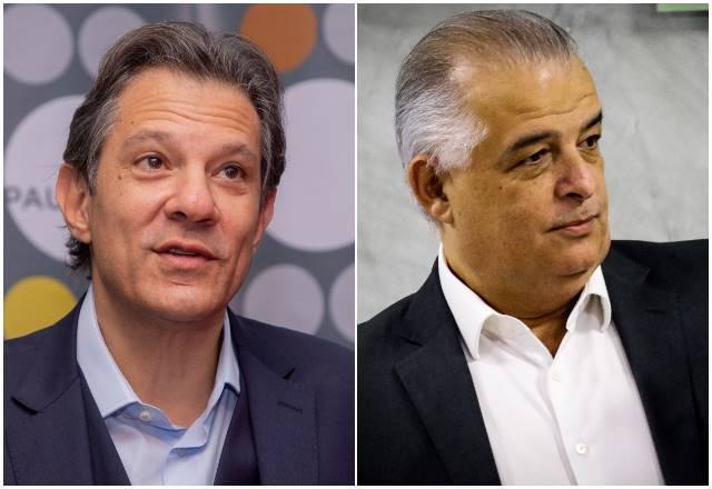 Fernando Haddad e Márcio França | Reprodução