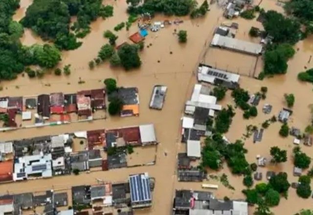 Estado do acre afetado pela chuva - Reprodução SECOM