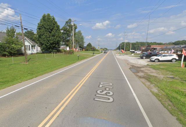 Estrada em McEwen no Tennessee (EUA) | Foto: Reprodução/Google Street View