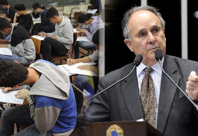 Ex-ministro da Educação, Cristovam Buarque, avaliou as medidas do governo federal para conter a violência nas escolas