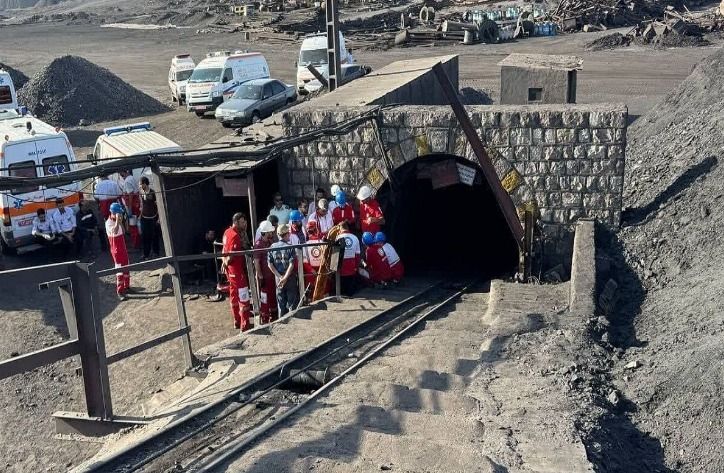 Explosão em mina de carvão no Irã | Reprodução/Irna