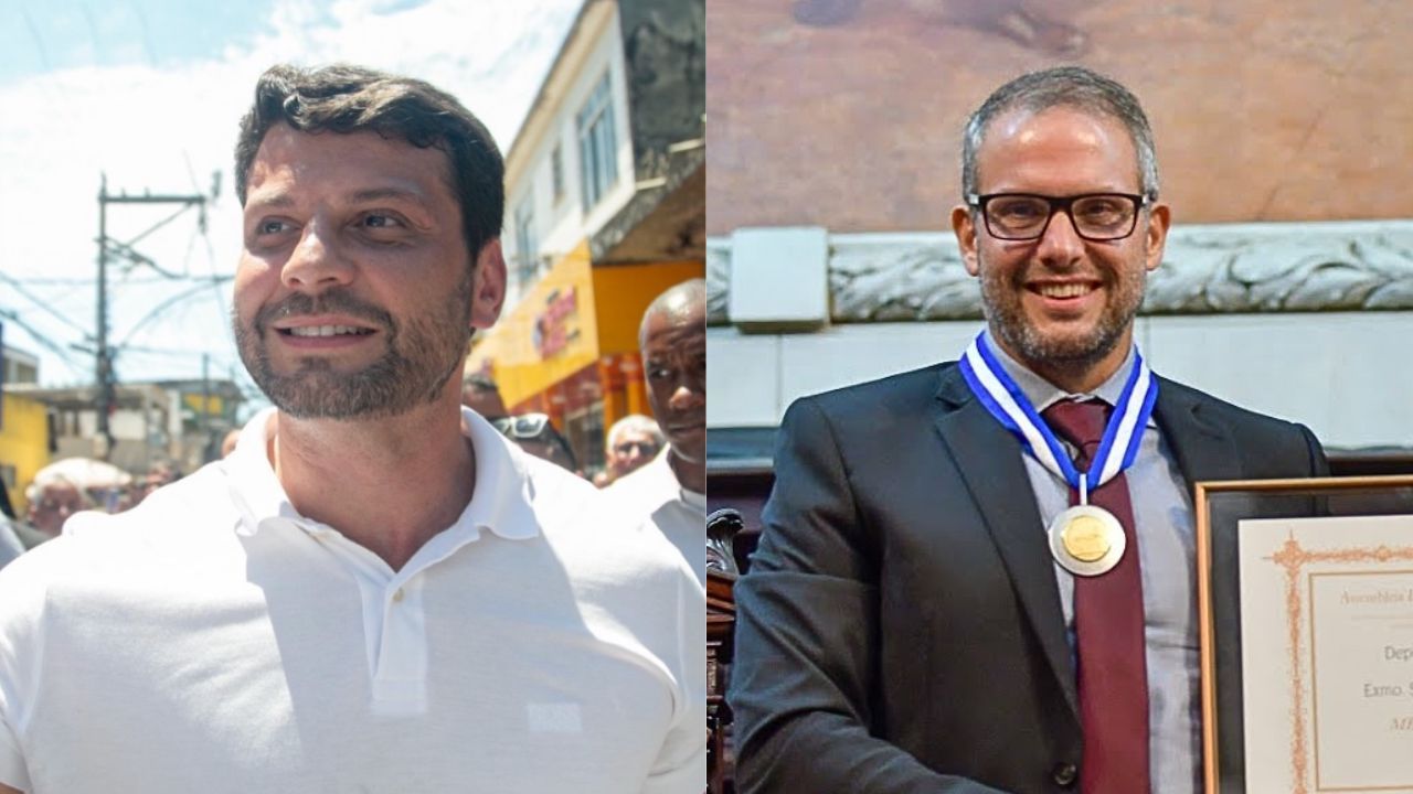 Bernardo Rossi e José Mauro de Farias Junior são alvos de mandados de busca. | Reprodução/Redes sociais -- Alerj/Octacílio Barbosa