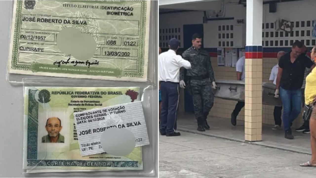 Idoso passa mal e morre durante votação em Pernambuco Idoso passa mal e morre durante votação em Pernambuco