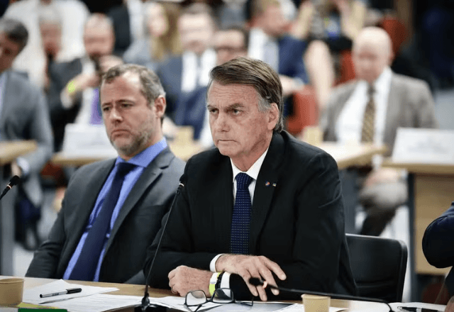 Ex-presidente Jair Bolsonaro em depoimento no Supremo Tribunal Federal | Divulgação/Fellipe Sampaio/STF