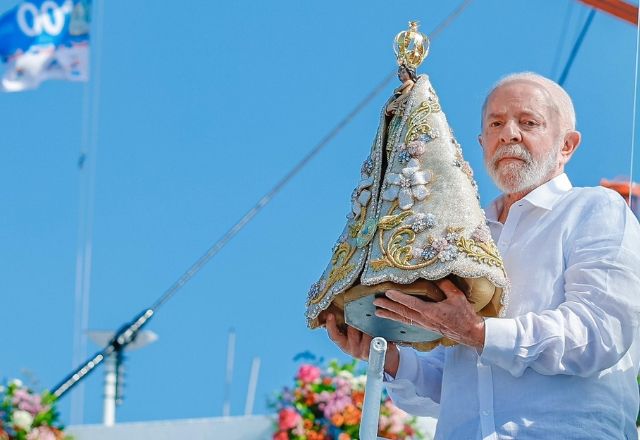 No Pará, Lula participa do Círio Fluvial de Nazaré | Divulgação/Ricardo Stuckert