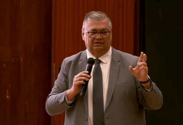 Flávio Dino em palestra no 13º Fórum de Lisboa | Reprodução