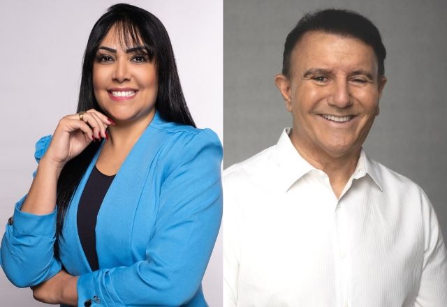 Janad Valcari (PL) e Eduardo Siqueira Campos (Podemos) disputam voto a voto a prefeitura de Palmas | Reprodução