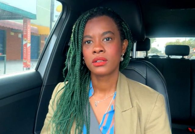 Deputada do PT que recebeu ameaças com mensagens racistas conversa com o SBT News | Reprodução