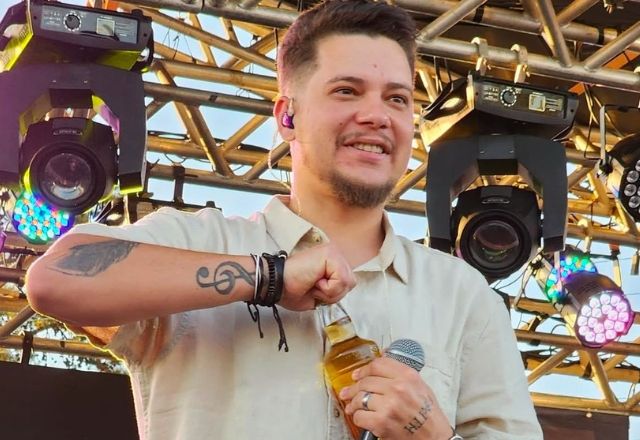 Benício foi agredido com garrafada durante show da virada em Minas | Reprodução/Redes Sociais