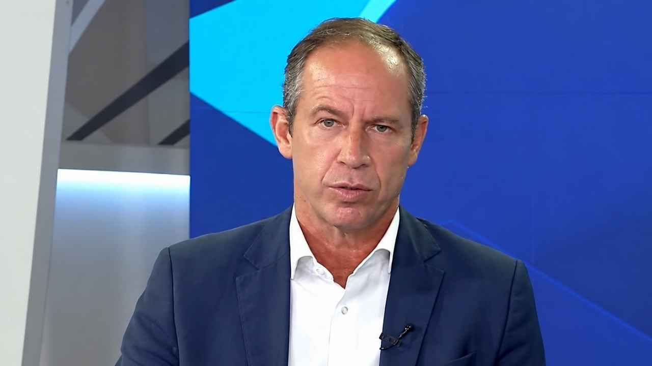 Candidato ao governo do Distrito Federal pelo PSB, Ricardo Cappelli, em sabatina ao SBT News | Reprodução